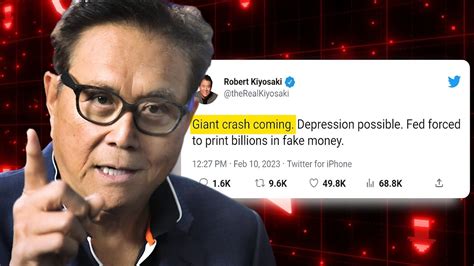 Robert Kiyosaki Sign The Giant Crash Is Coming In Youtube