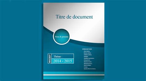 Page De Garde Pfe Word Gratuit En 2022 Exemple Page De Garde Page De