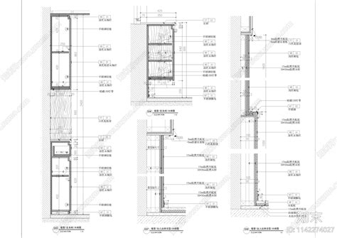 背景造型墙节点施工图下载【id1142274027】知末案例馆