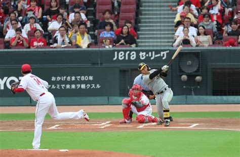 【阪神】「サイクル王手」の森下翔太は本塁打→二塁打→単打→単打 今季2度目の4安打 プロ野球写真ニュース 日刊スポーツ