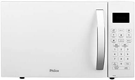 Micro Ondas Philco L Branco Frente Espelhada Pmo Eb V