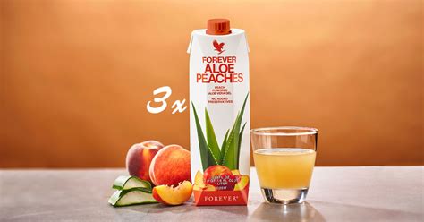 Forever Aloe Peaches Tri Pack Forever Aloe Vera