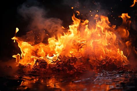 Premium AI Image | Capturing the essence of flames fire flames photos