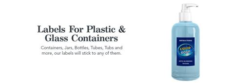 Labels for Plastic and Glass Containers