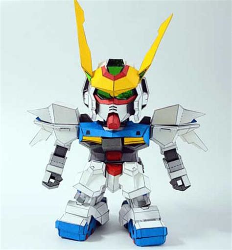 Make Gundam Paper Crafts By Yourself Gadgetsin