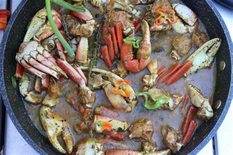 Chef Cunnys Spicy Curry Coconut Crab Recipe Jamaicans