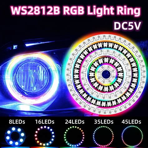 Dc V Ws Led Pixel Ring Full Color Led Ring Lamp