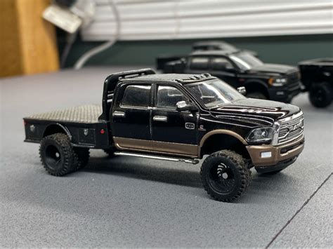 Custom Built 164 Scale Model Ram 3500 Flatbed Custom Flatbed Custom