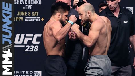 UFC 238 Henry Cejudo Vs Marlon Moraes Ceremonial Staredown YouTube