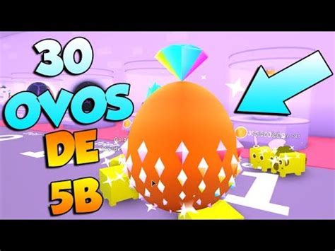 ABRINDO 30 OVOS DE 5 BILHÕES NO PET SIMULATOR ROBLOX YouTube