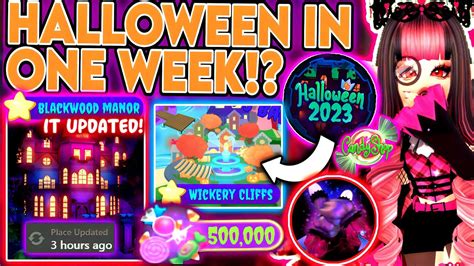 Royalloween Is In A Week Blackwood Manor Updated Roblox Royale High