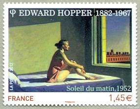 Phil Ouest Timbre De 2012 Edward Hopper 1882 1967 Soleil Du Matin 1952