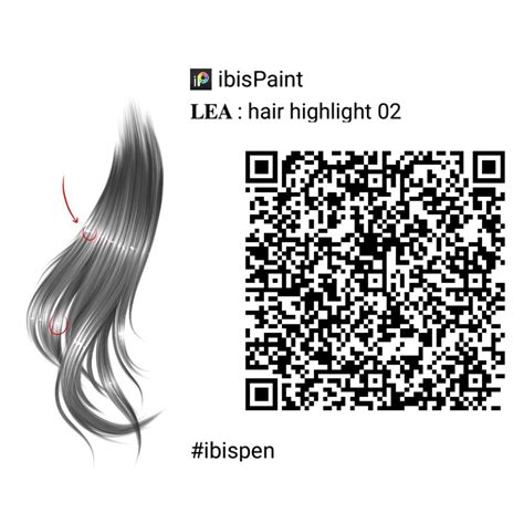 Ibis Paint Brushes Qr Code Hair Cherilyn Feldman