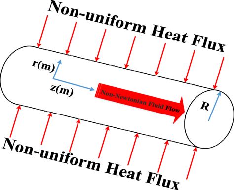 Schematic Of Non Newtonian Fluid Flow Through Tubeconsideringnonuniform