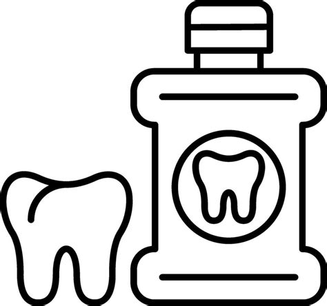 Mouthwash Line Icon 36612902 Vector Art At Vecteezy