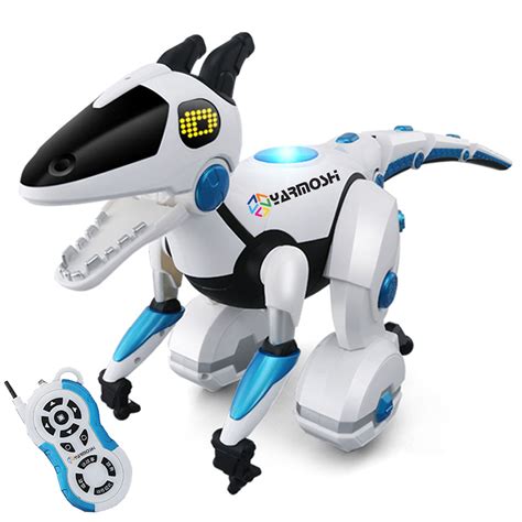 Yarmoshi Remote Controlled Interactive Dinosaur Robot T For Boys And