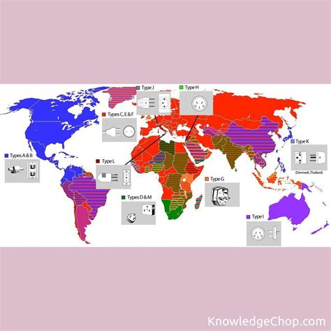 Electrical Outlets of the World. | 🥷 Knowledge Ninja