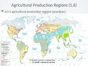 Ap Human Geography Topic Agricultural Production Regions