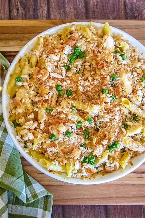 Easy Chicken Rotini Casserole Instant Pot Creamy Garlic Parmesan