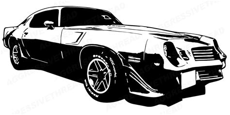 Second Gen Chevy Camaro Z Png Graphic Clip Art Etsy