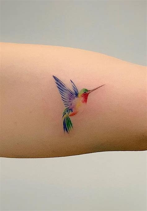 40 Small Hummingbird Tattoo Ideas