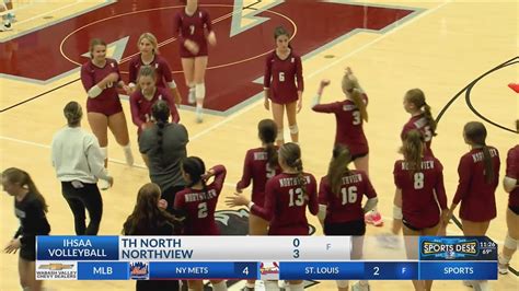 Northview Volleyball Beats North Youtube