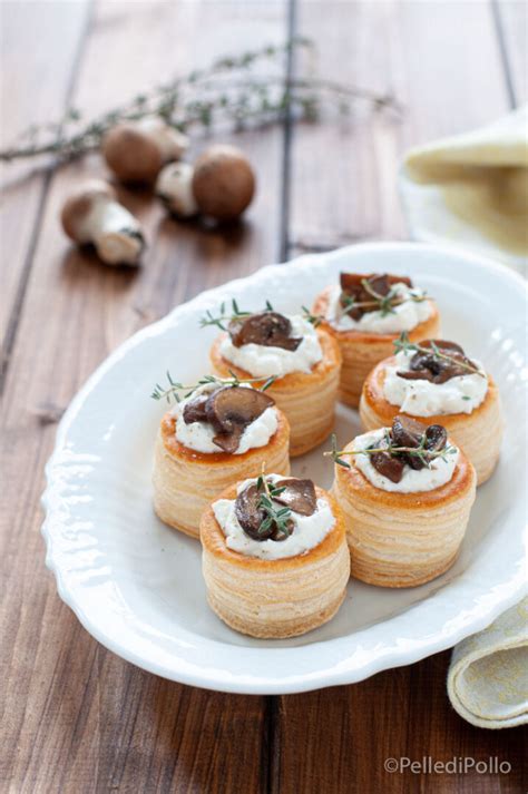 Vol Au Vent Ai Funghi Con Timo E Ricotta Gustosi E Veloci