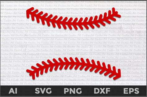 Baseball Stitches Svg Softball SVG Baseball Vector Baseball Clipart