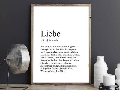 Definition Liebe Bild Kunstdruck Wort Deko Din A4 Geschenkidee Valentinstag