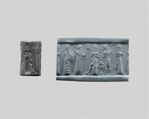 Cylinder Seal Babylonian Old Babylonian The Metropolitan Museum