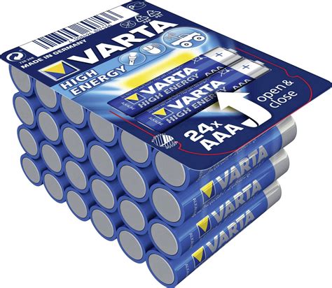 VARTA AAA High Energy Batterie 24 St Ab 8 00 Dezember 2024 Preise