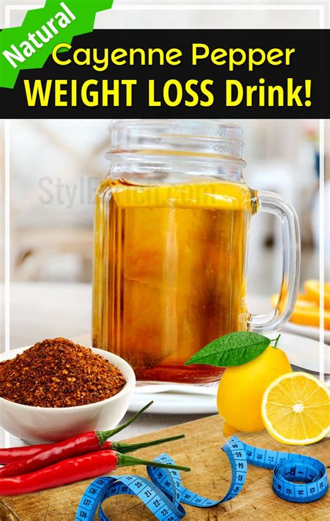 Cayenne Pepper Weight Loss Drink For Losing Weight Naturally