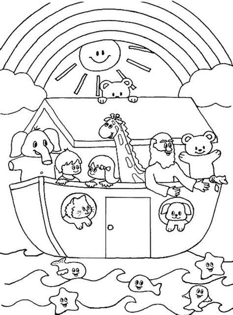 Cute Noah S Ark Coloring Page Other Pages Noahs Ark Coloring Page