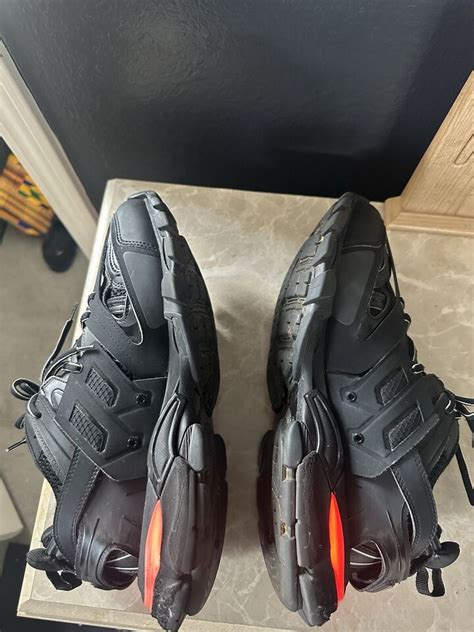 Size Balenciaga Track Led Sneaker Black Ebay