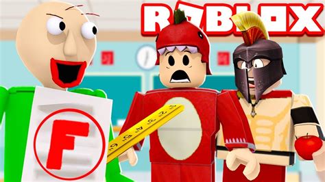 Escapa Del Profesor Malvado Baldi En Roblox Youtube Saber Simulator