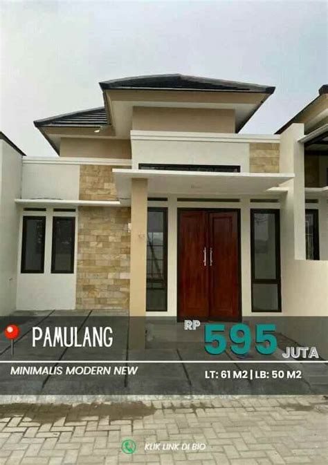 Rumah Lantai Cluster Exclusive Modern Minimalis Bambu Apus Pamulang