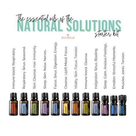 DoTERRA Natural Solutions Essential Oils Kit