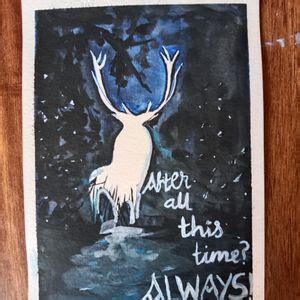 Artwork | Harry Potter - Snape's Patronus ( Original ) | Freeup