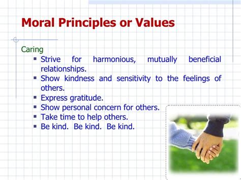 Moral Values Chart