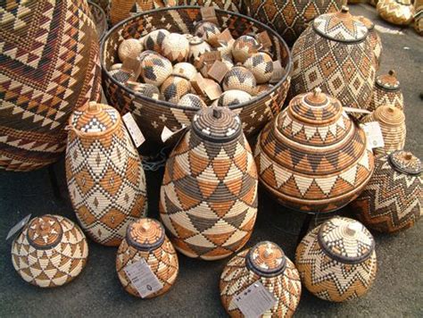 Africa | Baskets for sale at the market in Johannesburg. South Africa ...