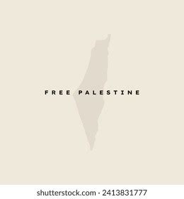 Free Palestine Banner Gaza Vector Stock Vector Royalty Free