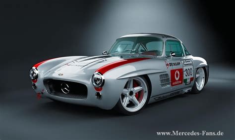 Carrera Panamericana Rennwagen Im Retro Look Mercedes Benz Sl R