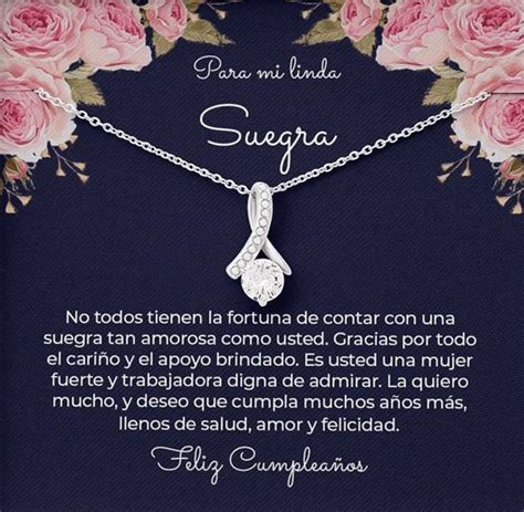 Regalo para suegra en su cumpleaños Spanish gifts for suegra Mother in