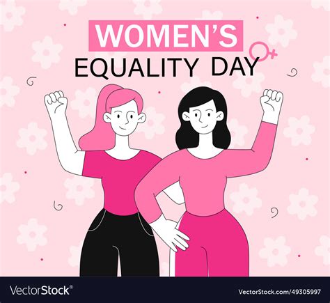 Womens Equality Day Concept Royalty Free Vector Image