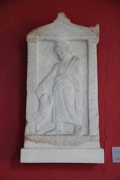 Ancient Greece Marble Funerary Stele 4th Cent BC Found Flickr