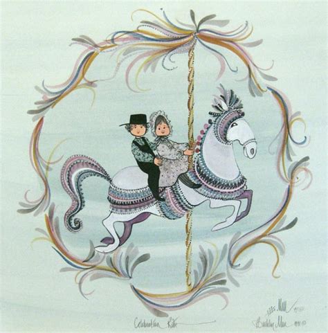 Pat Buckley Moss - Celebration Ride - Rare P. Buckley Moss Prints