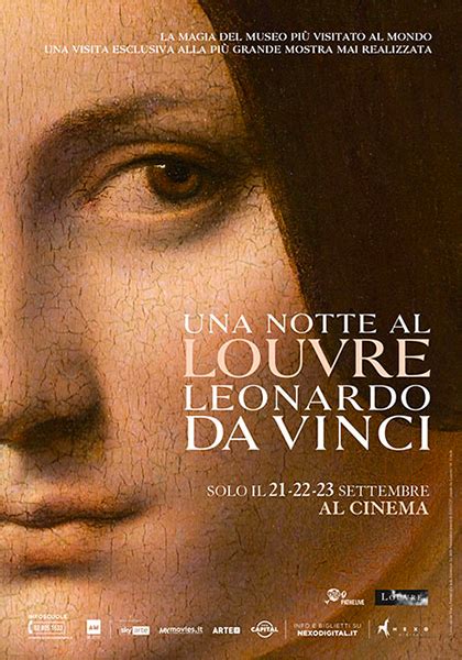 Poster Una Notte Al Louvre Leonardo Da Vinci