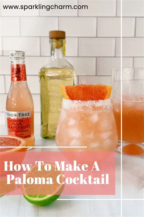 How To Make A Paloma Cocktail In 2024 Paloma Cocktail Paloma Recipe