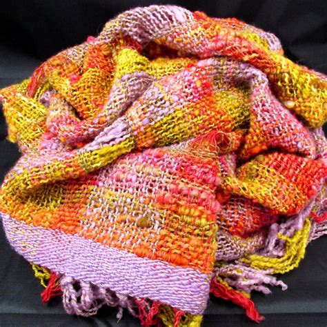 Handwoven Wool Wrap Shawl For Spring Summer Handspun Lightweight Shawl