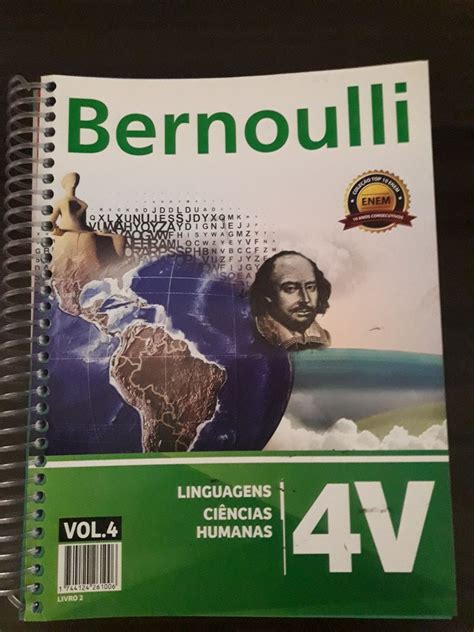 Apostila Bernoulli 4v Vol 4 Livro Bernoulli Nunca Usado 51050936